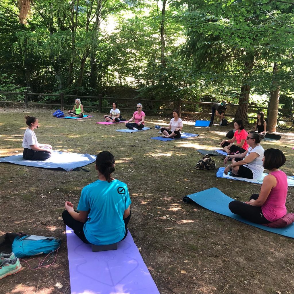 yoga all'aperto